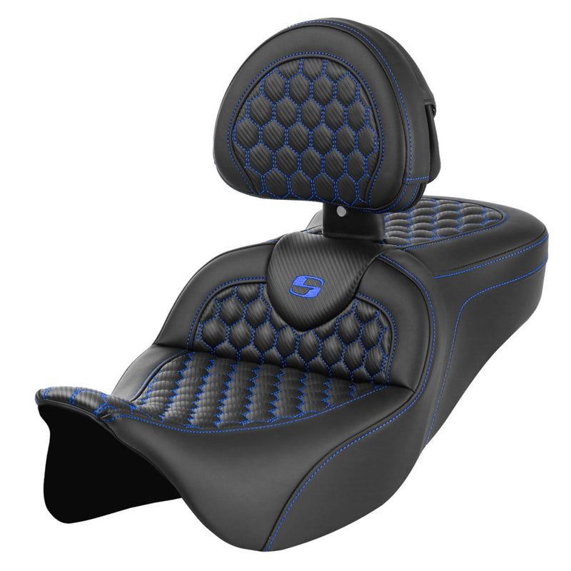 Saddlemen Roadsofa Honeycomb-sæde til Harley