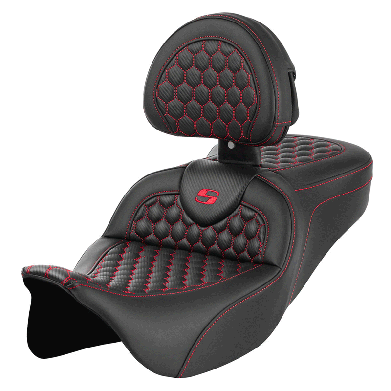 Saddlemen Roadsofa Honeycomb-sæde til Harley