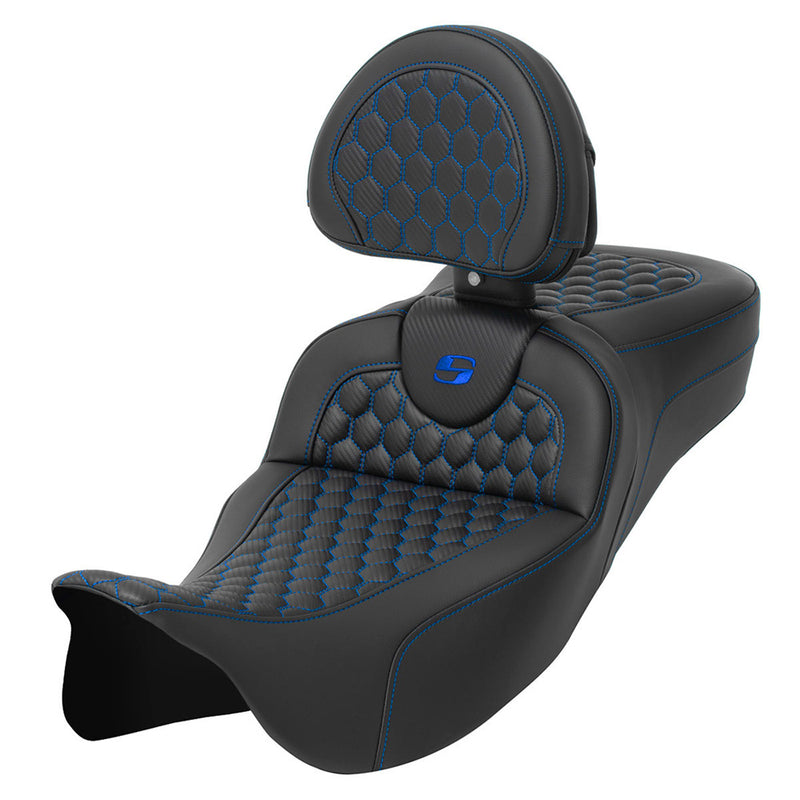 Saddlemen Roadsofa Extended Reach Honeycomb-sæde til Harley