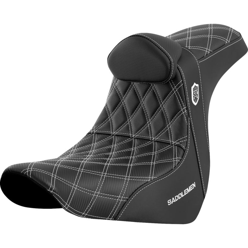 Saddlemen Pro SDC Performance Gripper Lattice Stitch Sæde til Harley