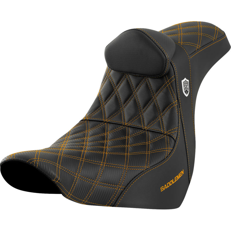 Saddlemen Pro SDC Performance Gripper Lattice Stitch Sæde til Harley