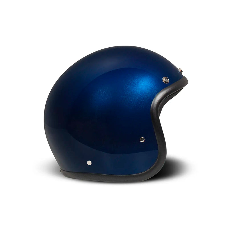 DMD Retro metallisk åben motorcykelhjelm