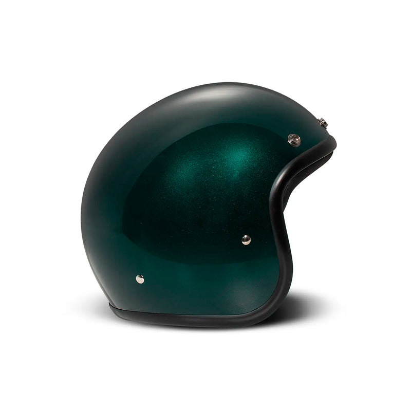DMD Retro metallisk åben motorcykelhjelm