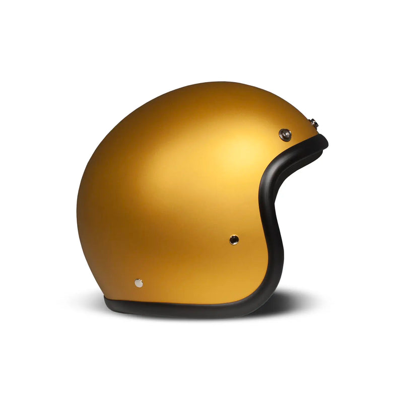 DMD Retro metallisk åben motorcykelhjelm