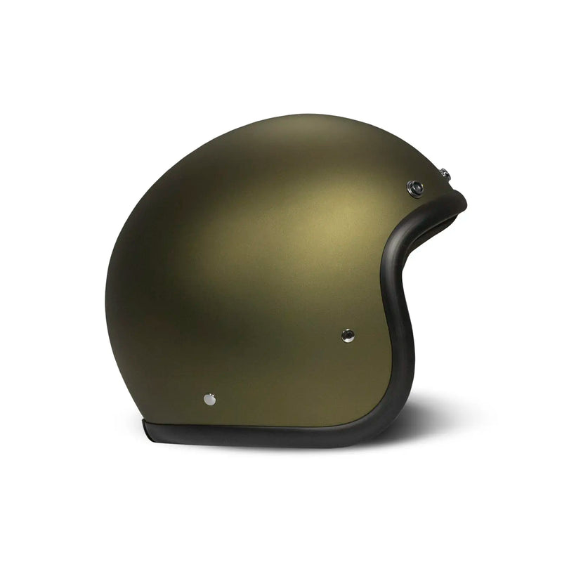 DMD Retro metallisk åben motorcykelhjelm