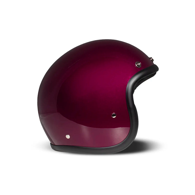 DMD Retro metallisk åben motorcykelhjelm