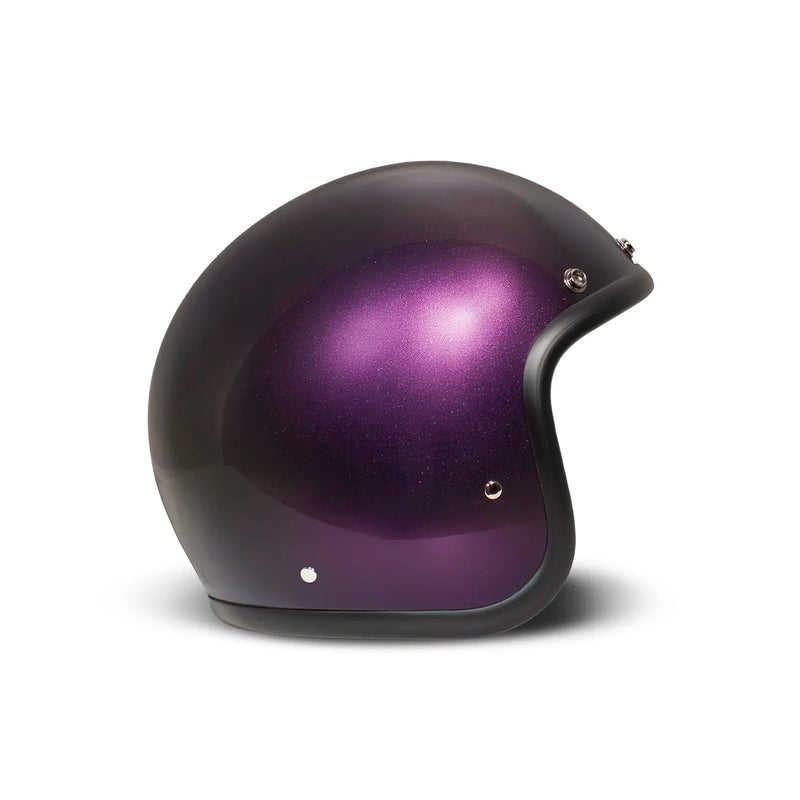 DMD Retro metallisk åben motorcykelhjelm