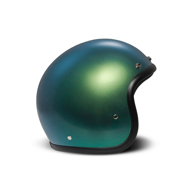 DMD Retro metallisk åben motorcykelhjelm