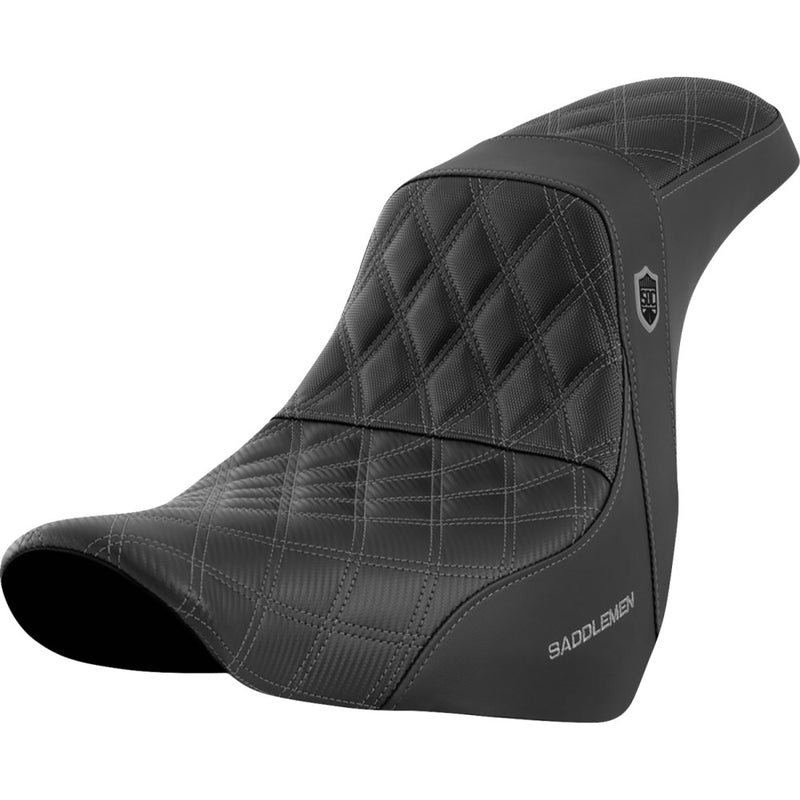 Saddlemen Pro SDC Performance Gripper Lattice Stitch Sæde til Harley