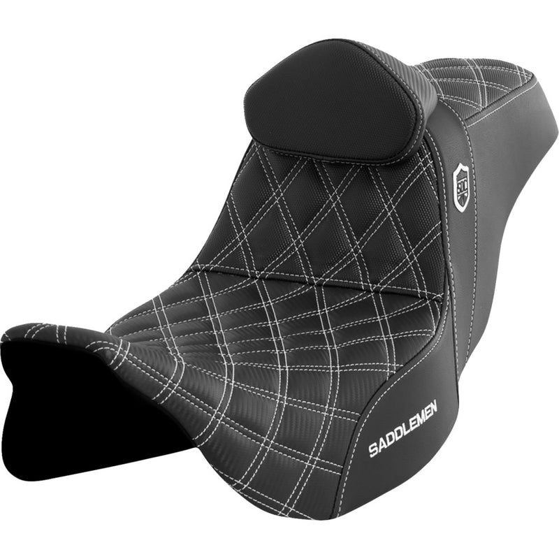 Saddlemen Pro SDC Performance Gripper Lattice Stitch Sæde til Harley