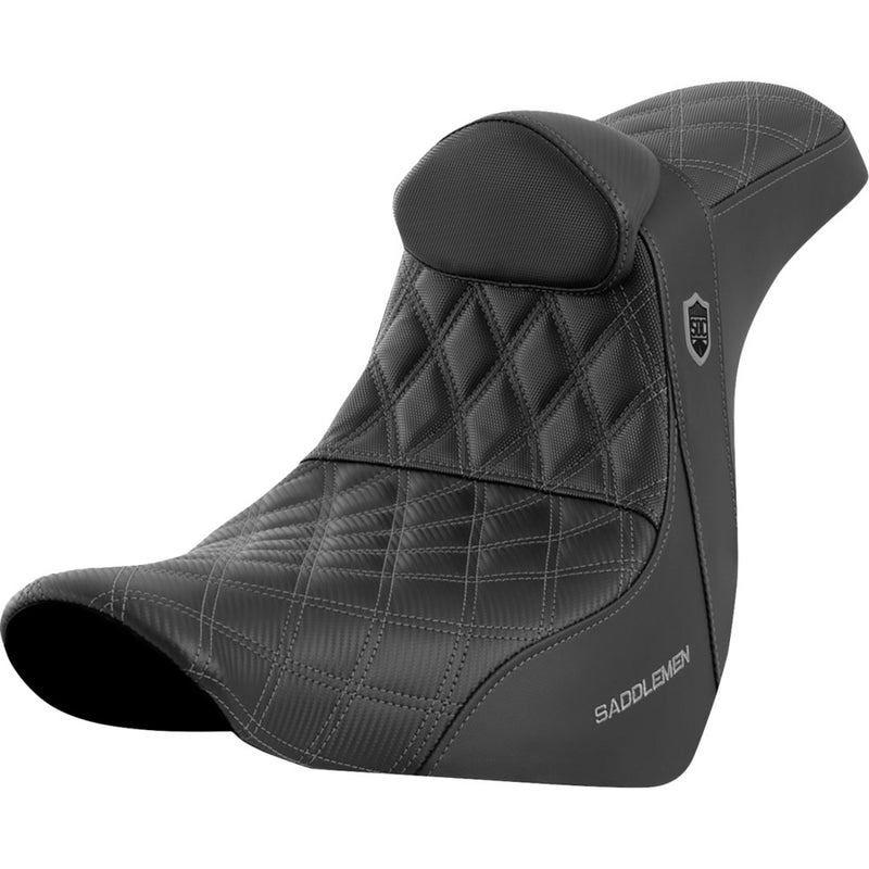 Saddlemen Pro SDC Performance Gripper Lattice Stitch Sæde til Harley