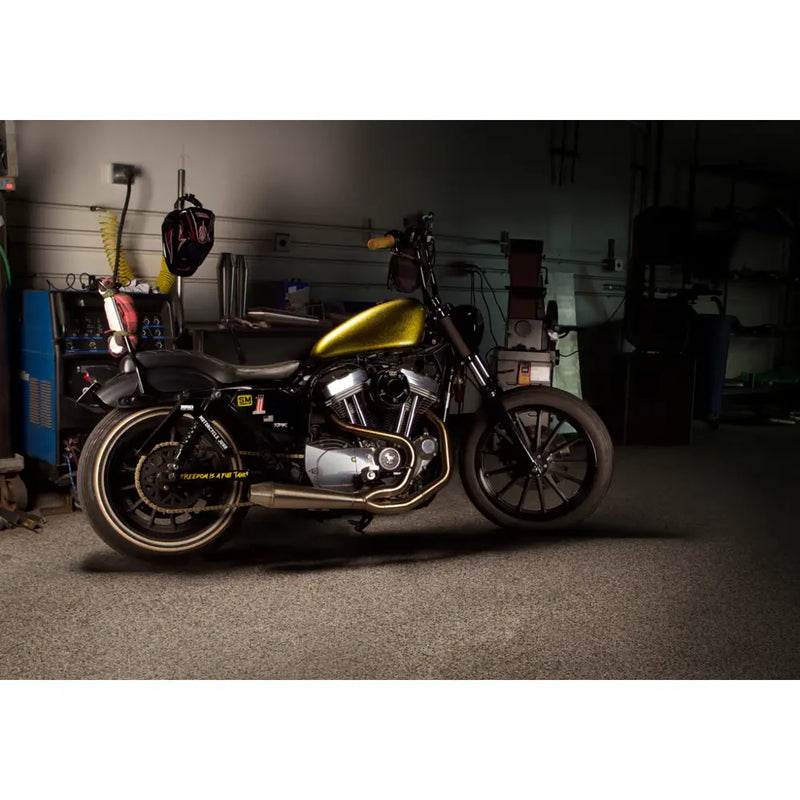 Two Brothers Racing Gen II Megafon 2-into-1 udstødning til Harley