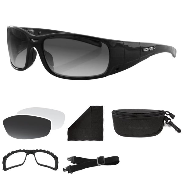 Bobster Gunner fotokromisk konvertibel motorcykelbrille