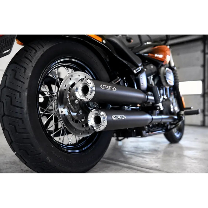 Miller Destiny Euro 5 Slip-On lyddæmpere til Harley