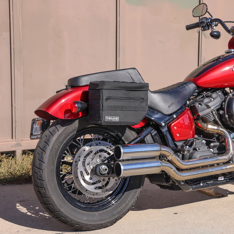 Thrashin Supply Essential 10L Throw-Over motorcykelsadelstaske-sæt