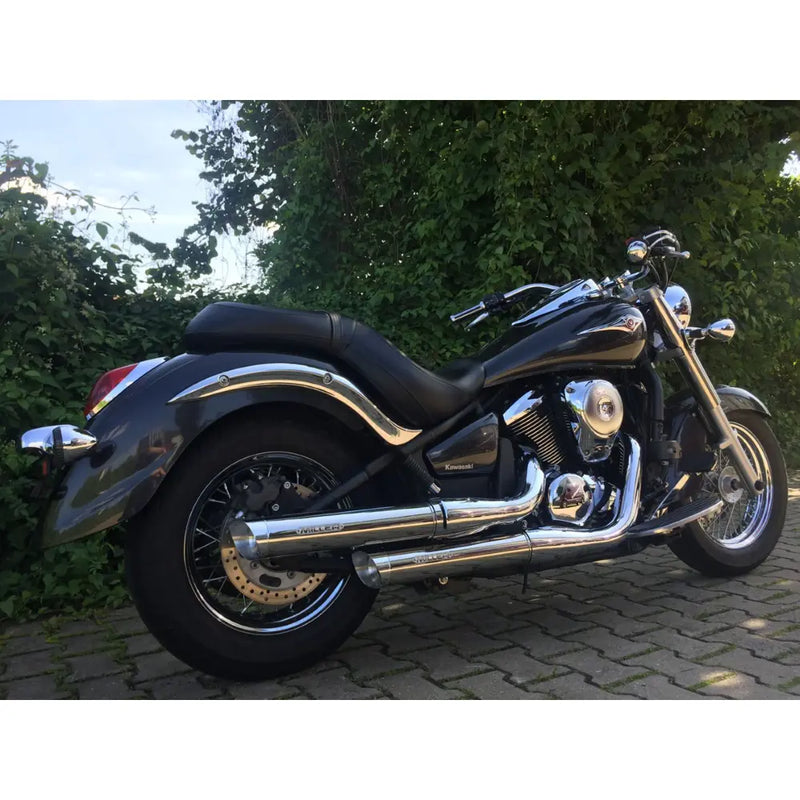 Miller Challenger Euro 3 Slip-On lyddæmpere til Kawasaki