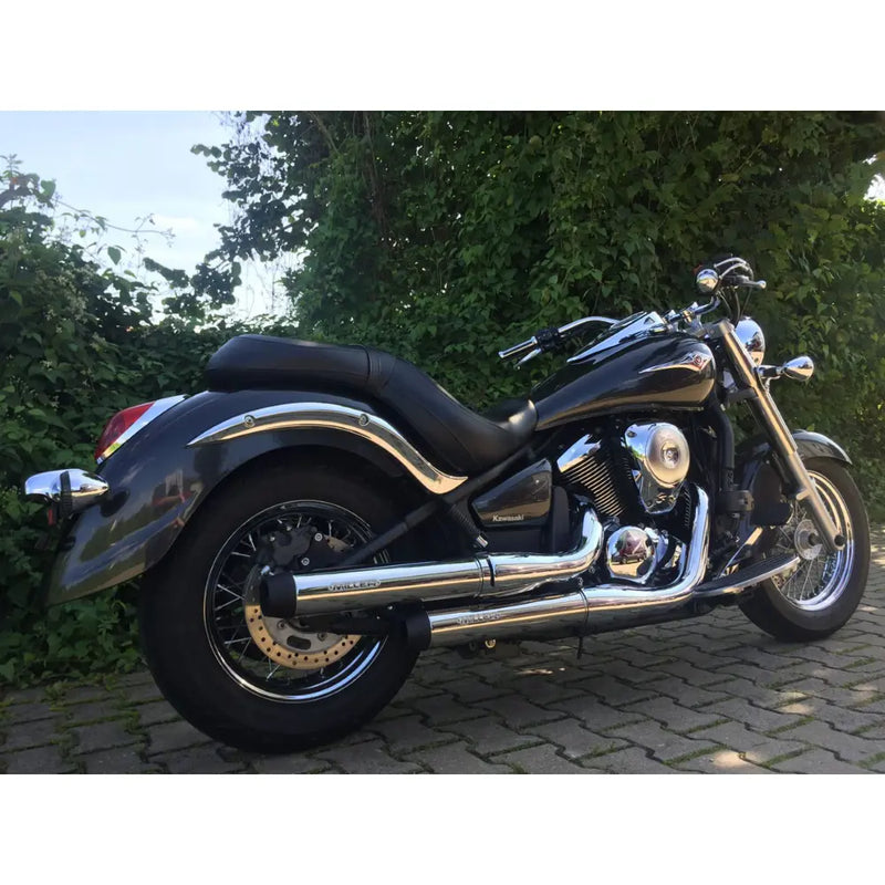 Miller Challenger Euro 3 Slip-On lyddæmpere til Kawasaki