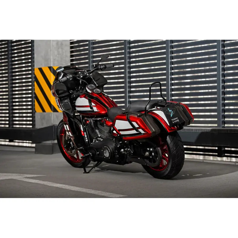 Tommy & Sons Inception-sadeltasker til Harley