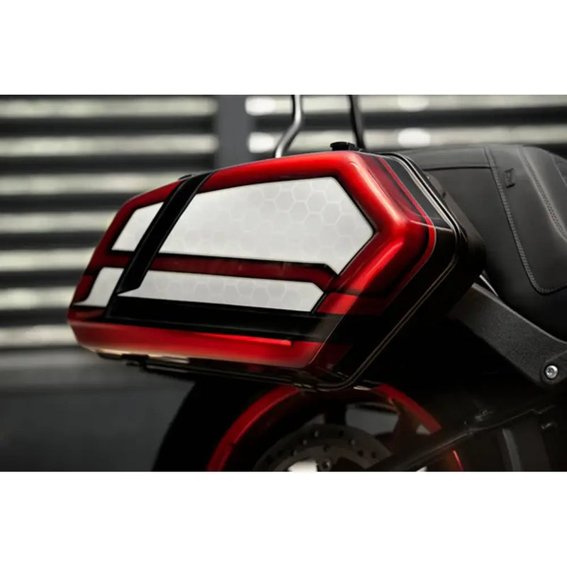 Tommy & Sons Inception-sadeltasker til Harley