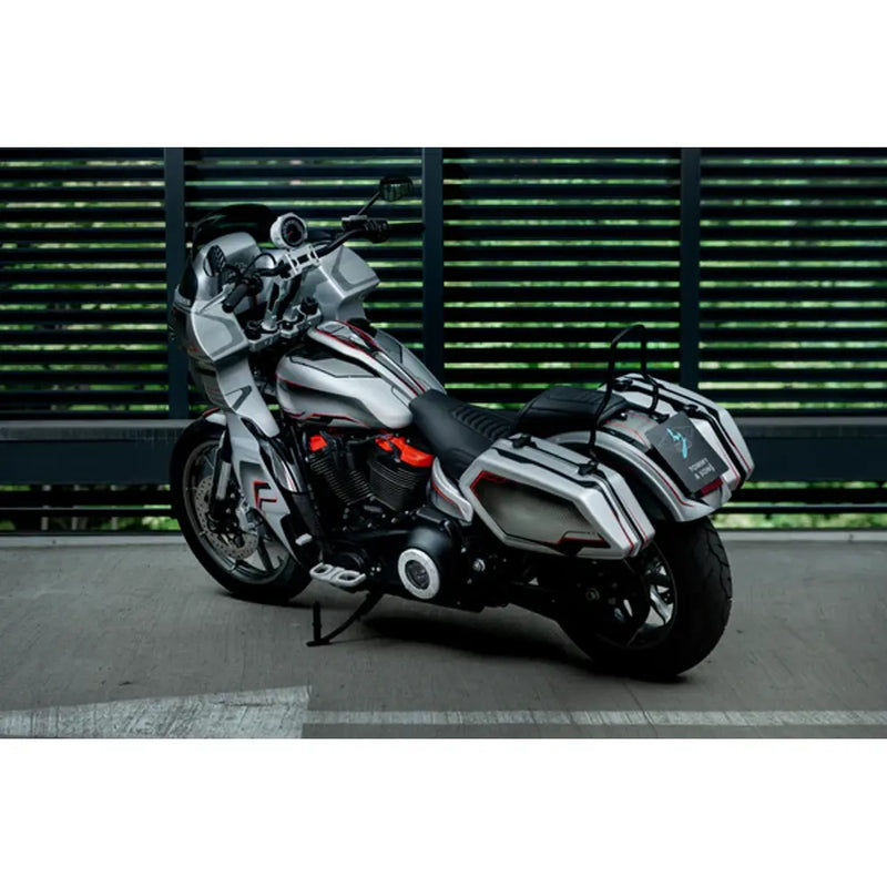 Tommy & Sons Inception-sadeltasker til Harley