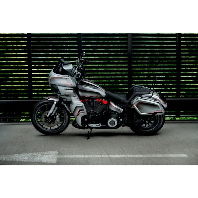 Tommy & Sons Inception-sadeltasker til Harley