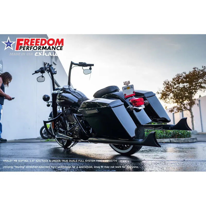 Freedom Performance Thorcat EC-godkendt Sharktail True Duals-udstødning til Harley