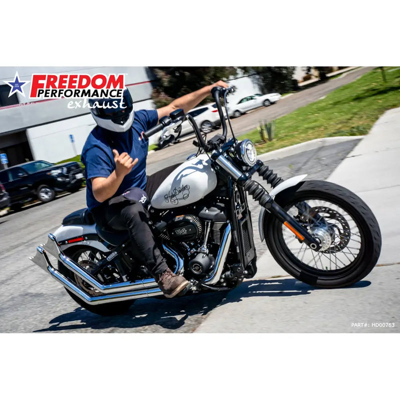 Freedom Performance Thorcat EC-godkendt Upsweep Sharktail-udstødning til Harley