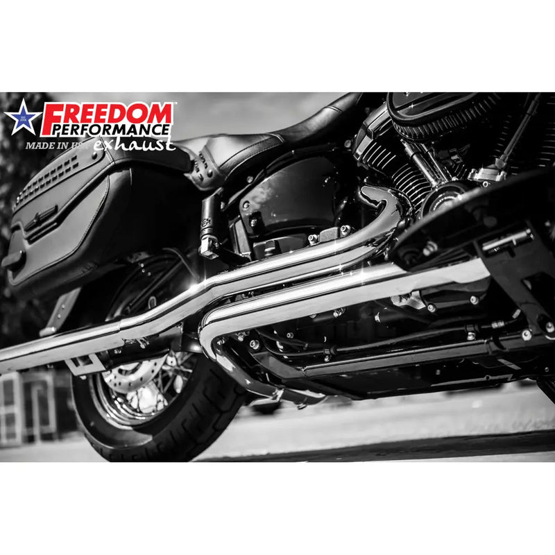 Freedom Performance Thorcat EC-godkendt Sharktail True Duals-udstødning til Harley