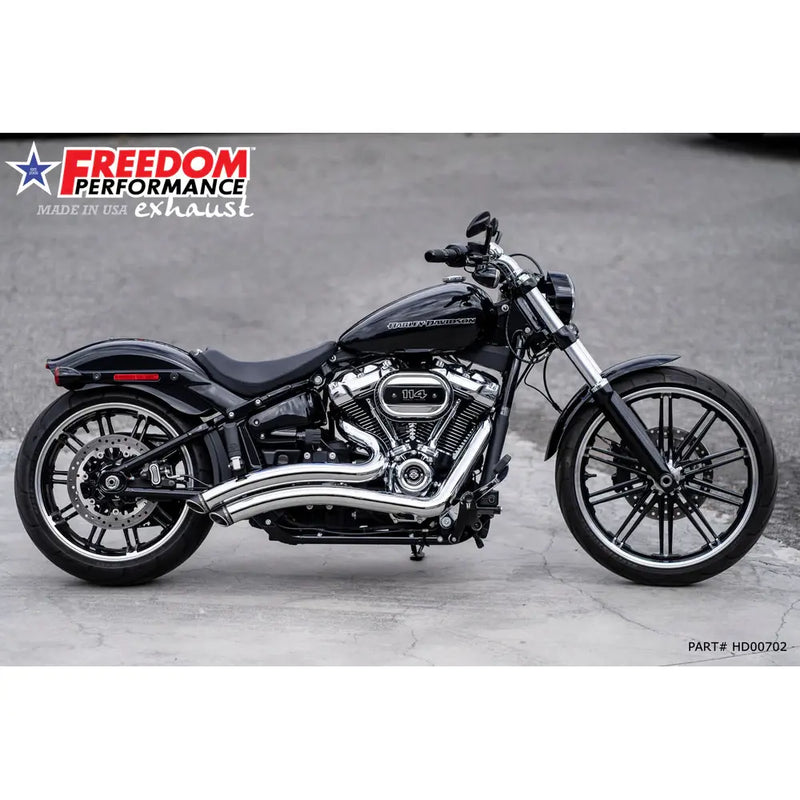 Freedom Performance Sharp Curve Radius Slash Cut-udstødning til Harley