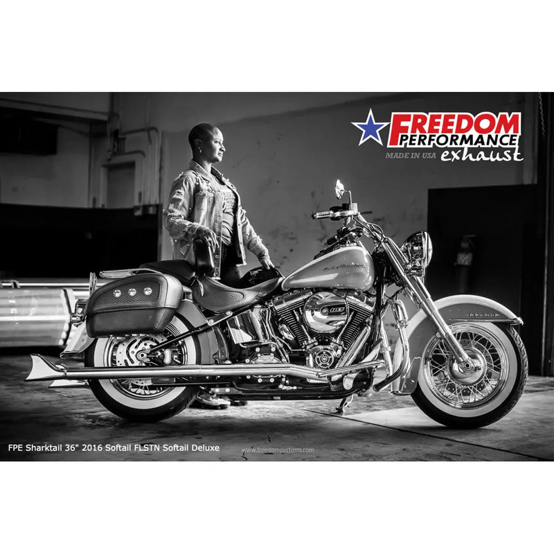 Freedom Performance Thorcat EC-godkendt Sharktail True Duals-udstødning til Harley