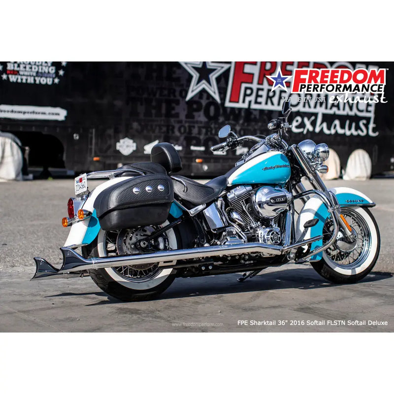 Freedom Performance Thorcat EC-godkendt Sharktail True Duals-udstødning til Harley