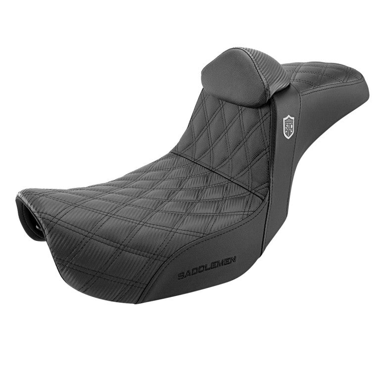Saddlemen Pro SDC Performance Gripper Lattice Stitch Sæde til Harley