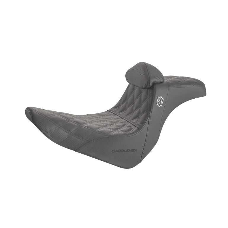 Saddlemen Pro SDC Performance Gripper Lattice Stitch Sæde til Harley