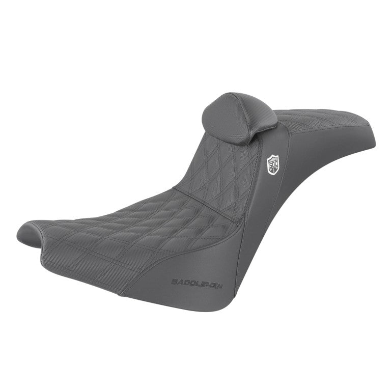 Saddlemen Pro SDC Performance Gripper Lattice Stitch Sæde til Harley