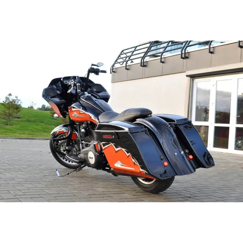 Tommy & Sons Flow Stretched sadeltaske-kroppe til Harley