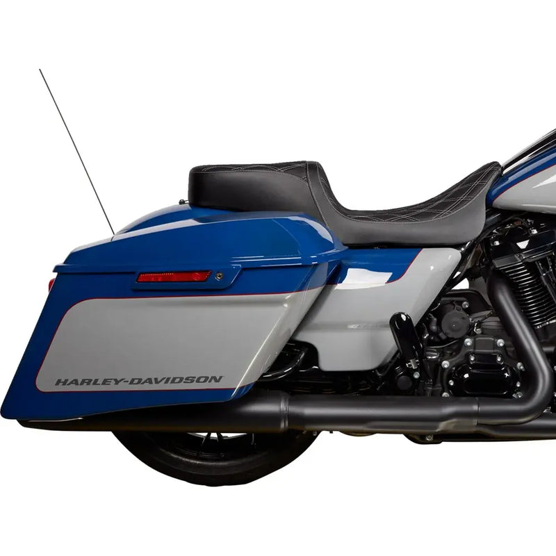 Drag Specialties Performance Predator 2-Up-sæde til Harley