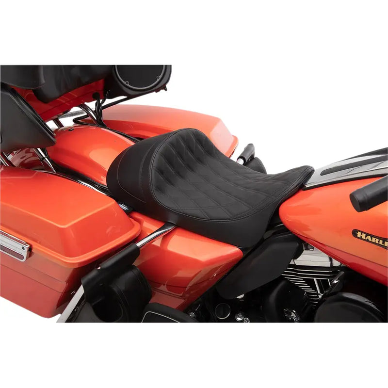 Drag Specialties EZ-ON lavprofil solo-sæde til Harley