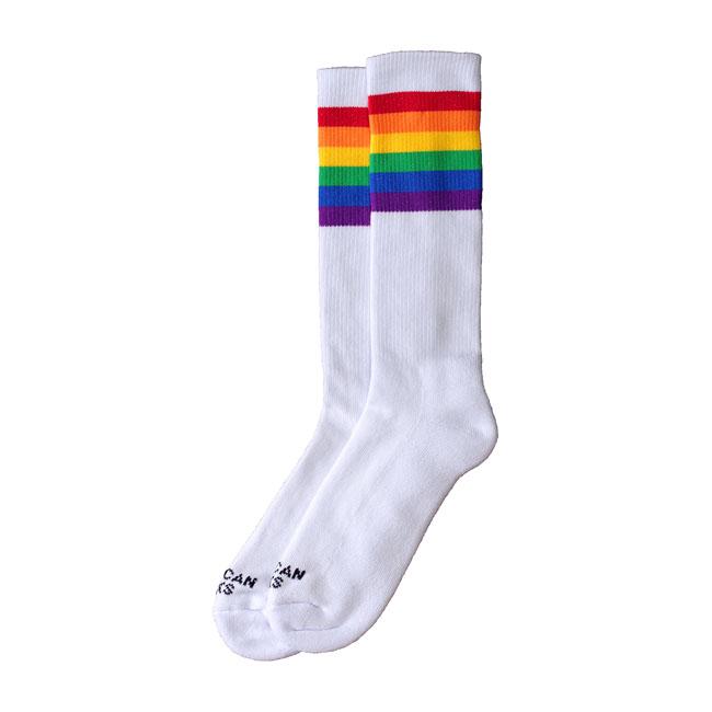 American Socks Mid High Rainbow Pride