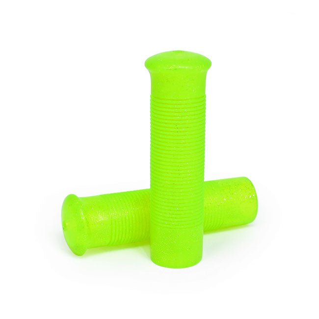 Anderson 1" Glitter Motorcycle Grips Glitter Lime Green