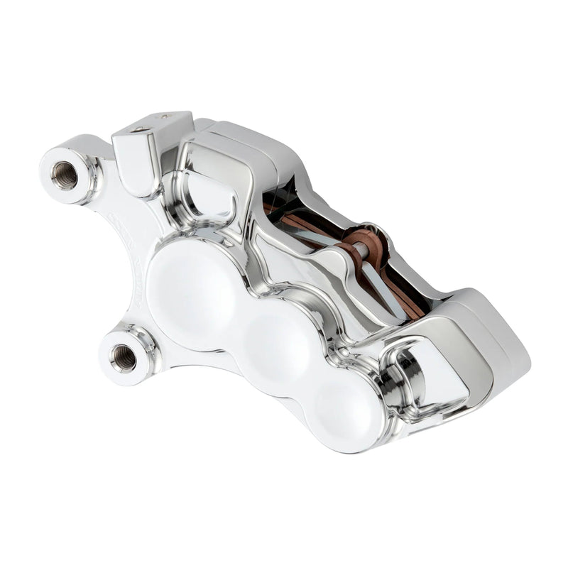 Arlen Ness 6-piston 11.8" Front Brake Caliper for Harley 06-17 FLST Softail / Front Left / Chrome