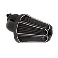 Arlen Ness 90° Beveled Monster Sucker Air Cleaner for Harley 01-15 Softail (Delphi inj.) / Black