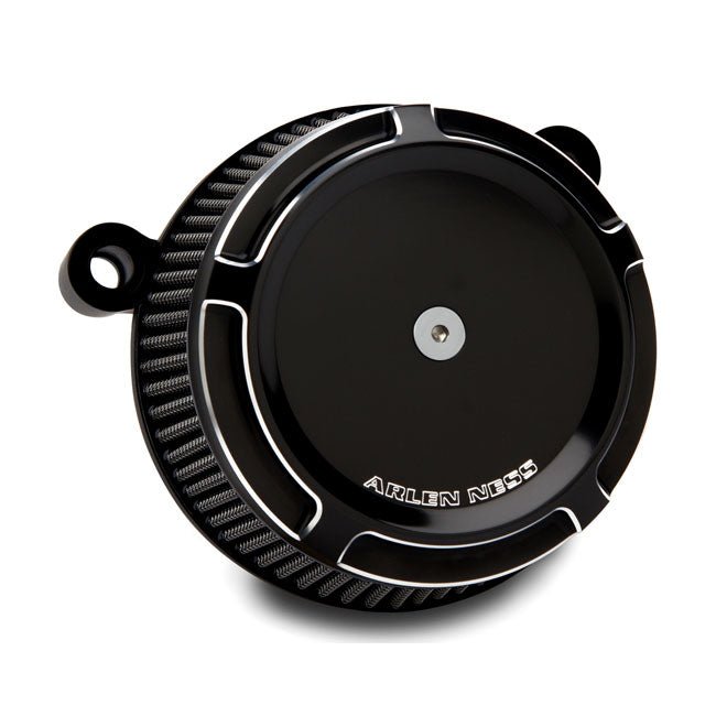 Arlen Ness Stage 1 Big Sucker Air Cleaner Beveled for Harley 16-17 Softail; 2017 FXDLS; 08-16 Touring, Trike. (e-throttle) / Black