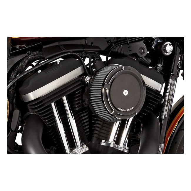 Arlen Ness Stage 1 Big Sucker Air Cleaner Beveled for Harley 88 - 22 Sportster XL (excl. XR1200) Black - Customhoj