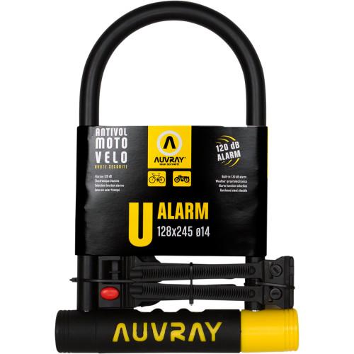 Auvray U-Lock with alarm 12.8x24.5cm