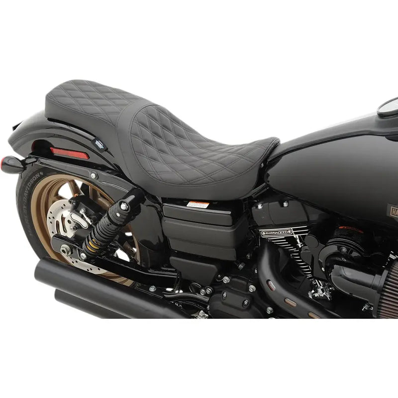 Drag Specialties Predator 2-personers sæde til Harley 
