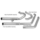 Bassani Pro Street Turn Out Exhaust System for Harley  - Customhoj