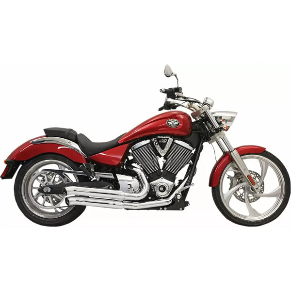 Bassani Pro Street Turn Out Exhaust System for Victory 15-16 Gunner / Chrome  - Customhoj