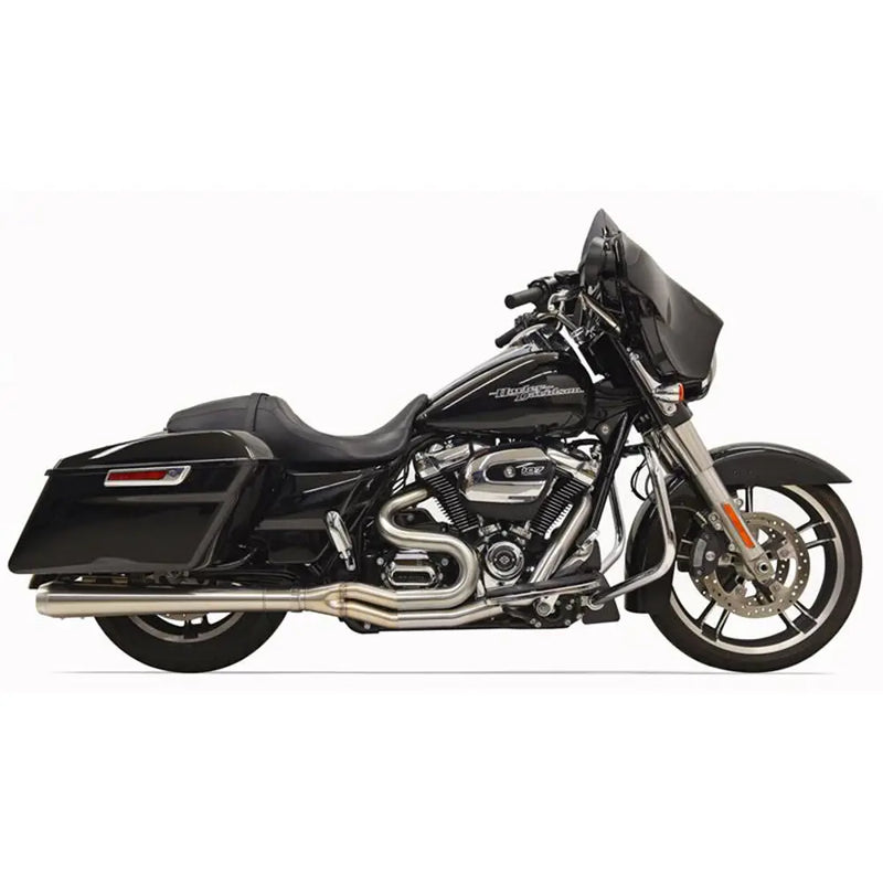 Bassani Road Rage III Long Stainless 2-into-1 Exhaust System for Harley 17-24 Touring / Megaphone  - Customhoj