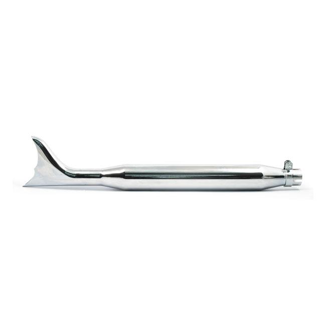 Batwing Fishtail Universal Motorcycle Slip-On Muffler Chrome 30" (76.2cm)