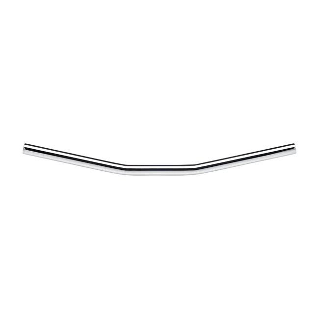 Biltwell 1" Zero Dragbar Motorcycle Handlebars Chrome / No dimples